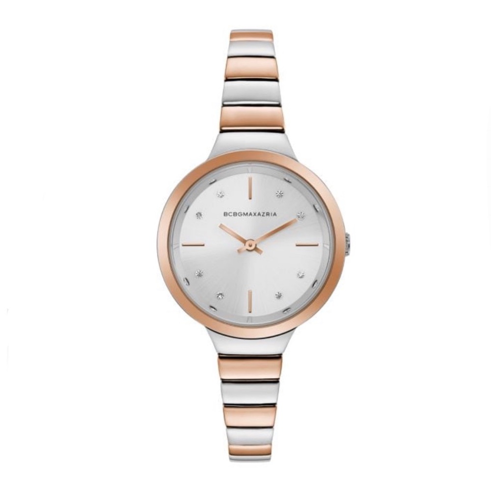 BCBGMAXAZRIA Two Tone Stainless Steel Watch!